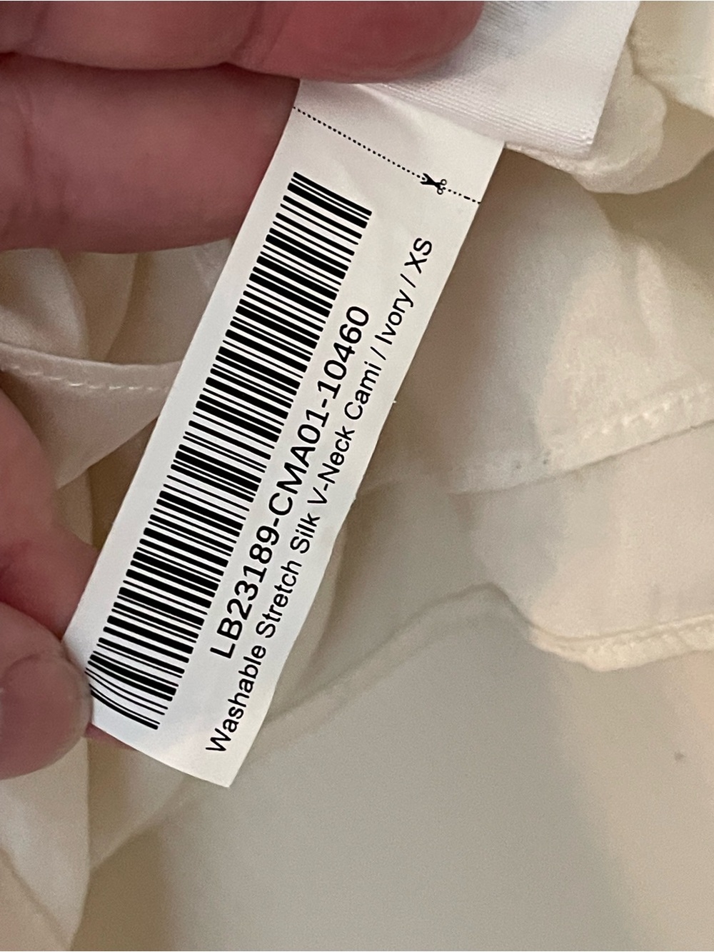 Quince Classic White Washable Silk Cami Tank Top - Timeless Women's Essential - Picture 4 of 4
